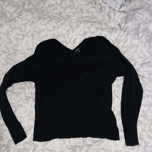 Universal Standard Black Crewneck Sweater